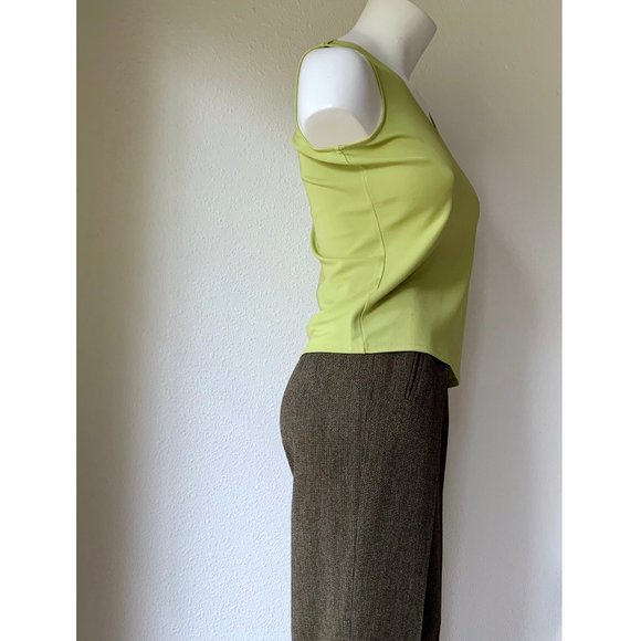 French designer Cinoche high-waisted split hem pleated trousers FR 38_US 4 - Picture 10 of 11